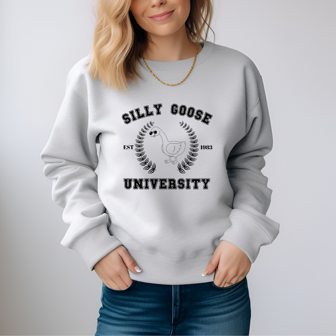 Silly Goose Crew Neck Sweater